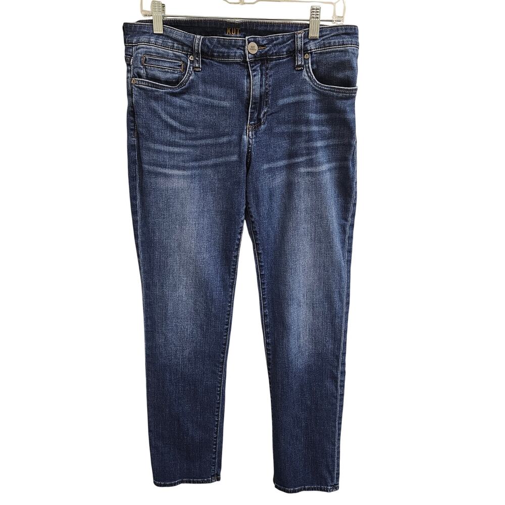 KUT From the Kloth Catherine Boyfriend Tapered Leg Denim Jeans Size 10